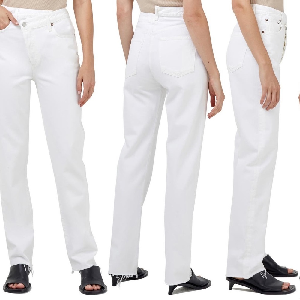 BNWT Agolde Crisscross High Waist Jeans